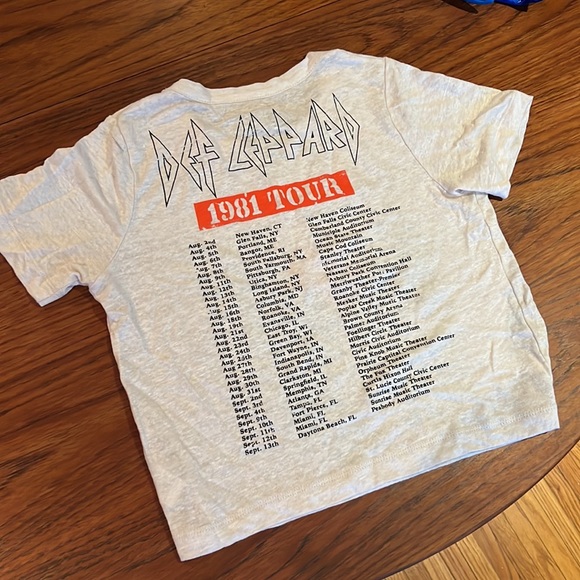 Vintage 1981 Def Leopard tee - Picture 4 of 4